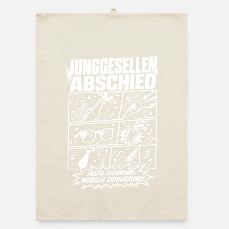 Unverheiratet JGA Organic Geschirrtuch