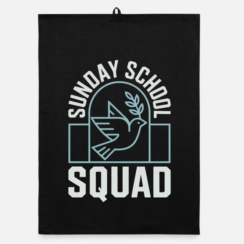 Sunday School Dove Squad Organic dish towel