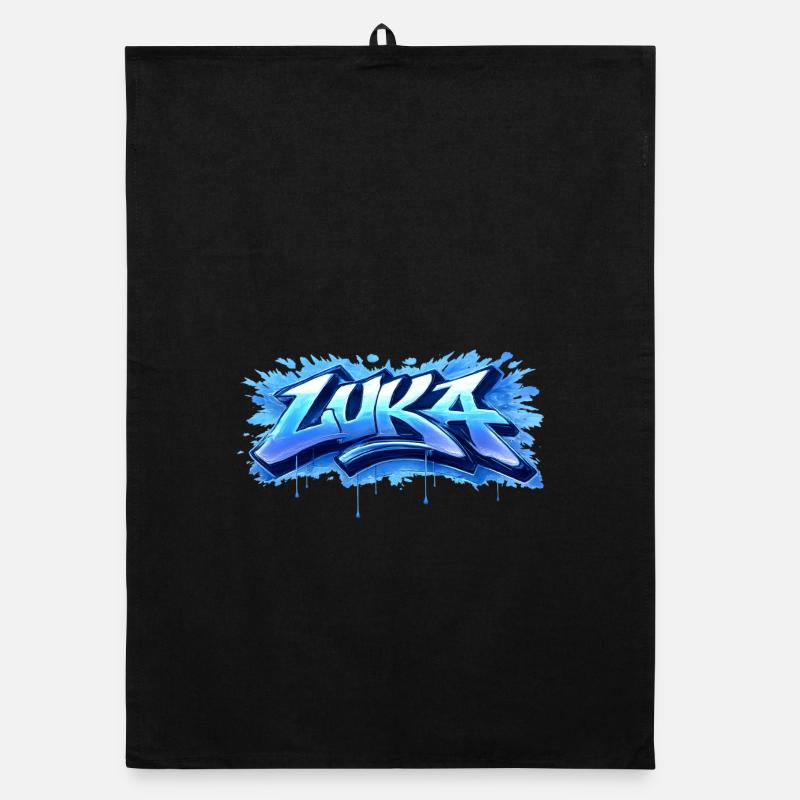 LUKA GRAFFITI NAME FOR PERFECT GIFT PRINTABLE  Torchon bio