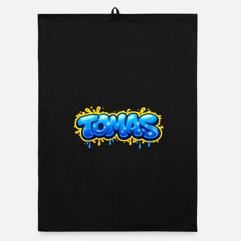 TOMAS GRAFFITI NAME FOR PERFECT GIFT PRINTABLE  Torchon bio