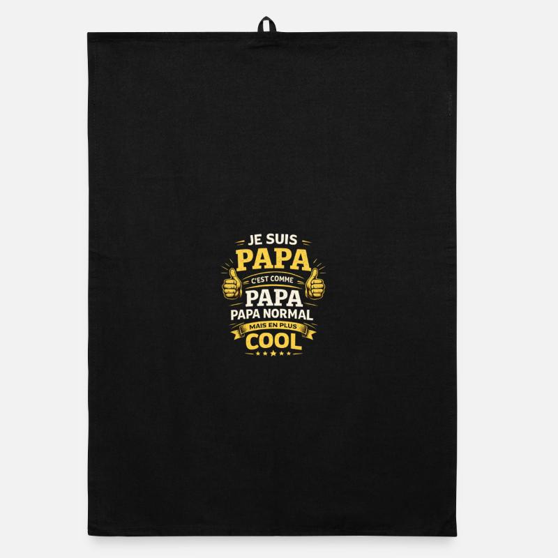 Normal dad but cooler Organic dish towel