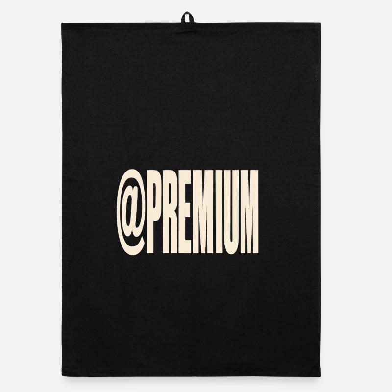Premium-Typografie @PREMIUM Organic Geschirrtuch