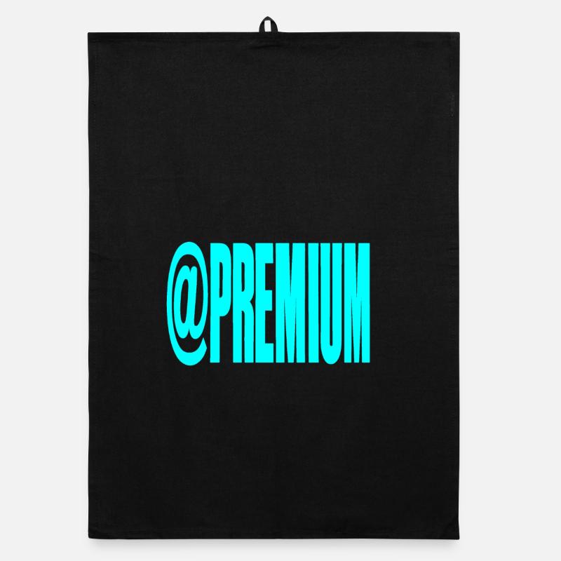 Neon-@PREMIUM Text-Logo Organic Geschirrtuch