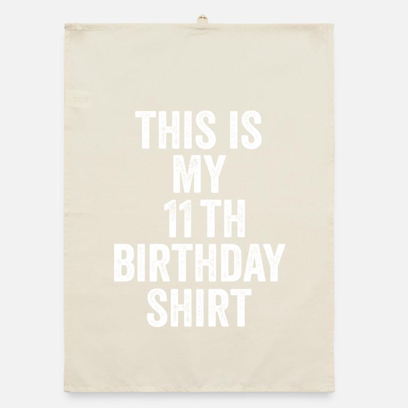 11th Anniversary 11th Anniversary Gift - 11th Year Gift Organic dish towel