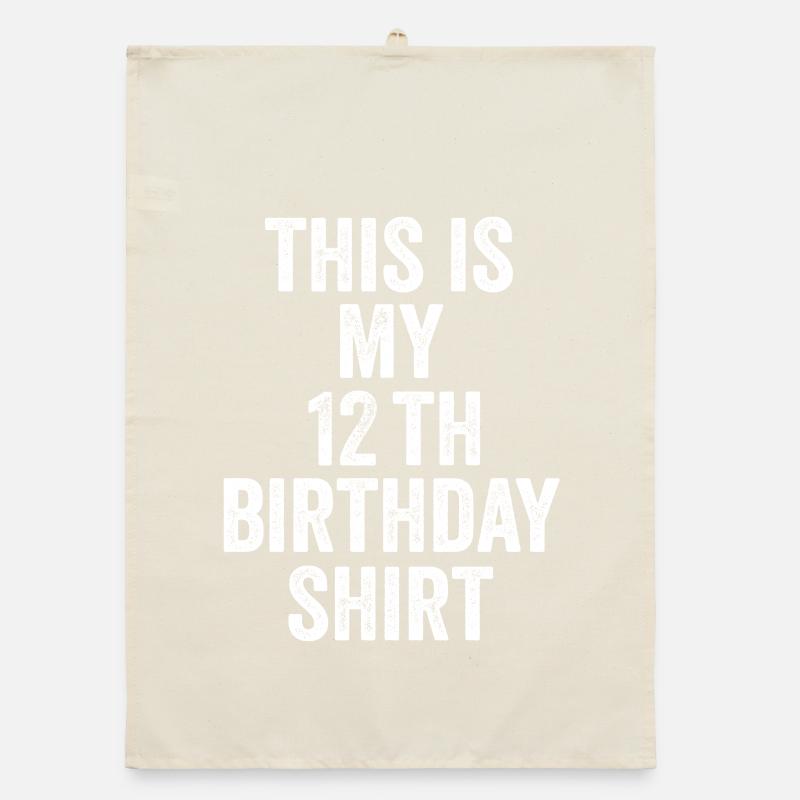 12th Anniversary 12th Anniversary Gift - 12th Anniversary Gift Organic dish towel