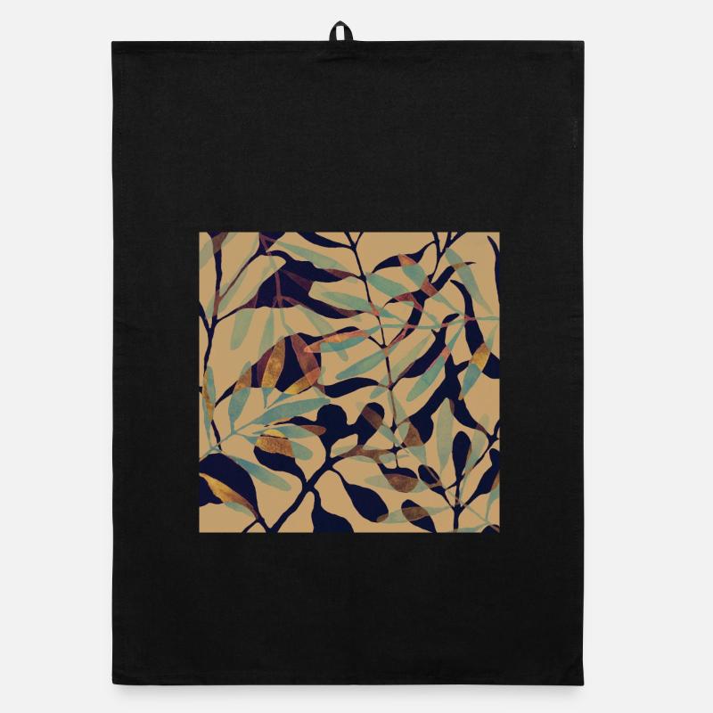 Roasted leaves Organic dish towel