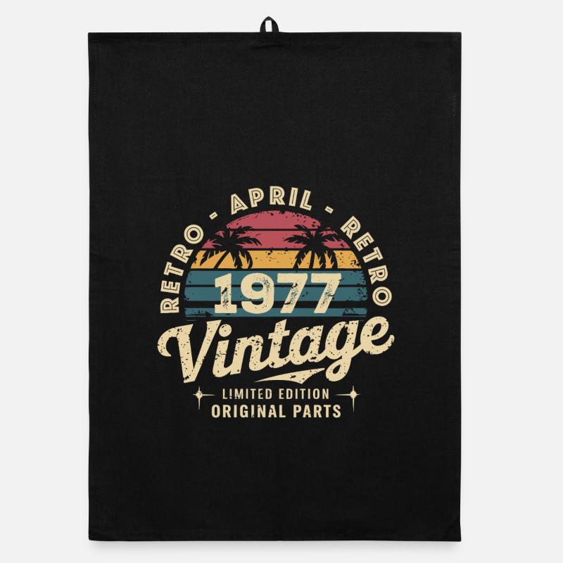 April 1977 - April 1977 Organic Geschirrtuch