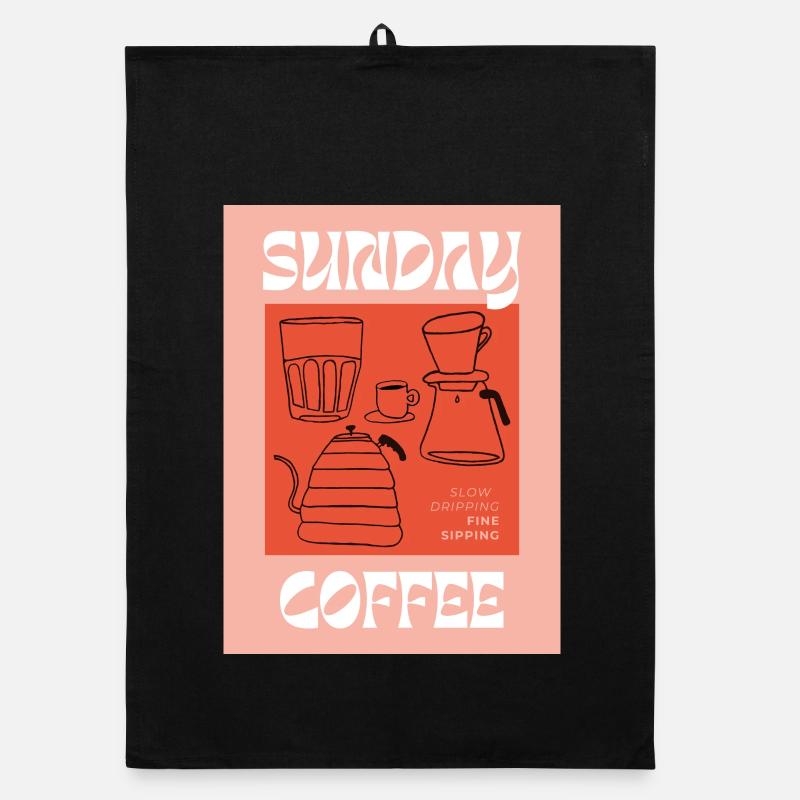 Café du dimanche | Goutte à goutte lente, gorgée fine Torchon bio