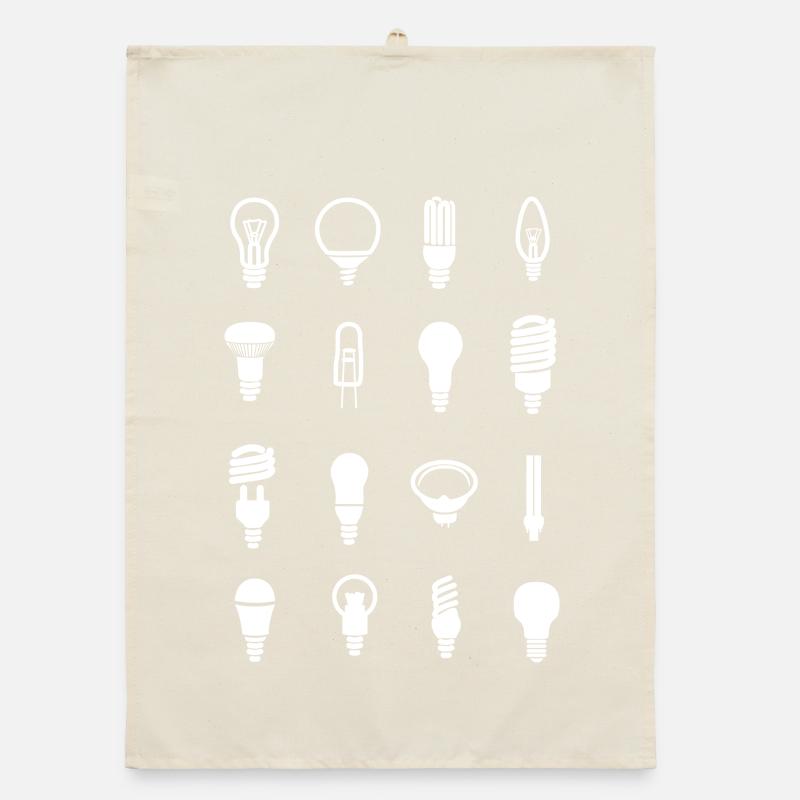 Glühbirnen Arten Organic Geschirrtuch