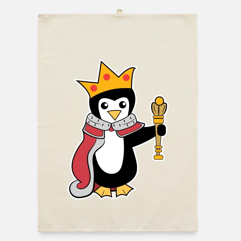 Cool Seevogel Pinguin Vogel Meer Tier Organic Geschirrtuch