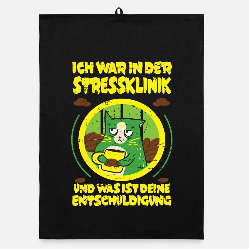 Kaffee Stress Klinik Organic Geschirrtuch