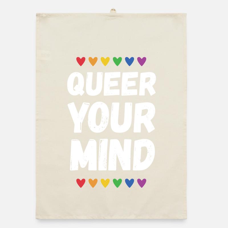 LGBTQ Pride Month - Queer Your Mind Organic dish towel