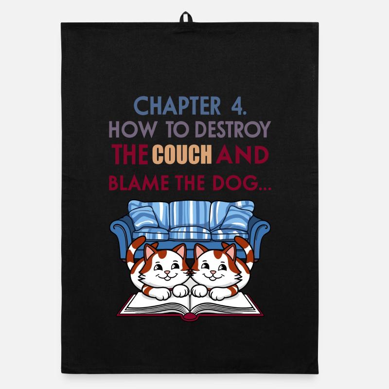 Des chats intelligents Torchon bio