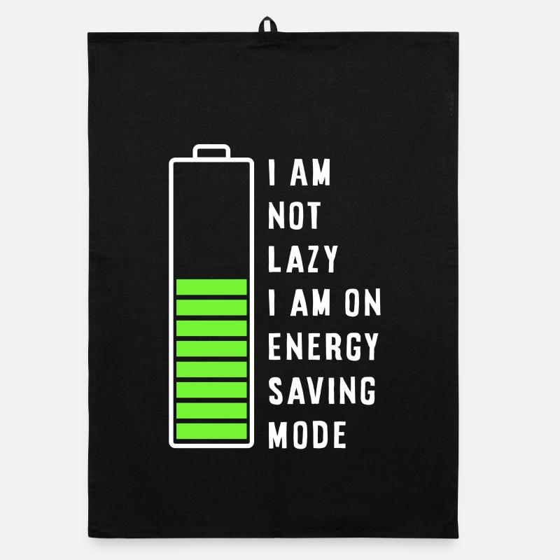 I am not lazy Organic Geschirrtuch