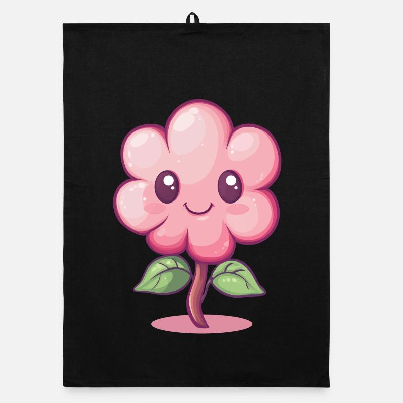 Fröhliche Blume Organic Geschirrtuch