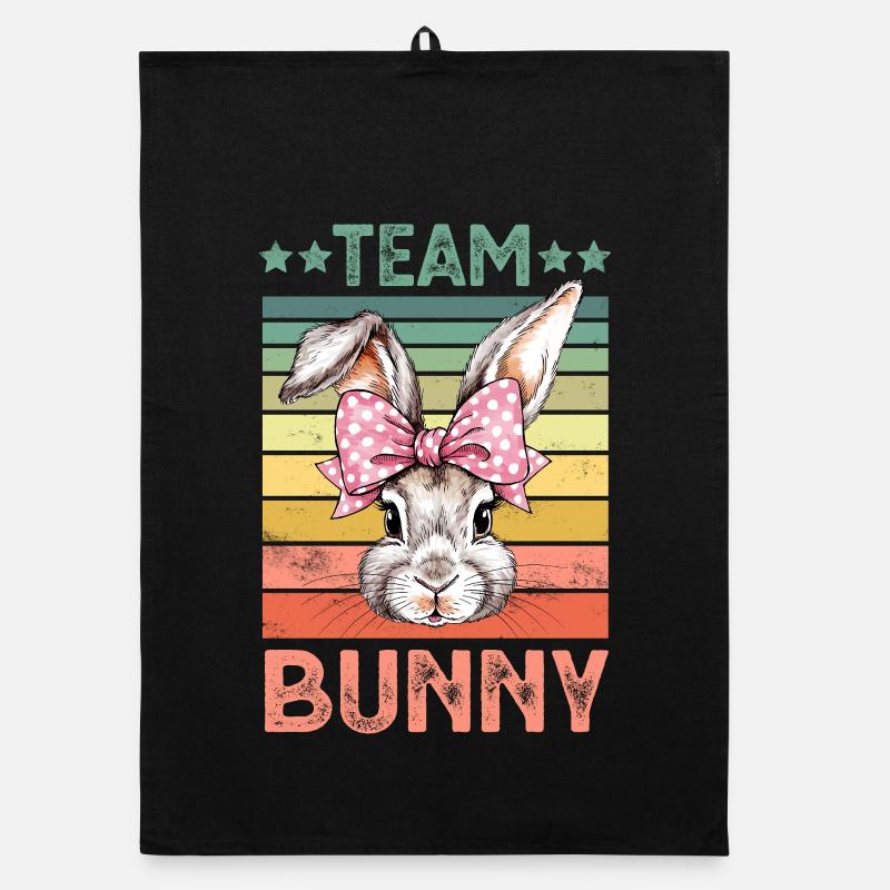 Hase Kaninchen Organic Geschirrtuch