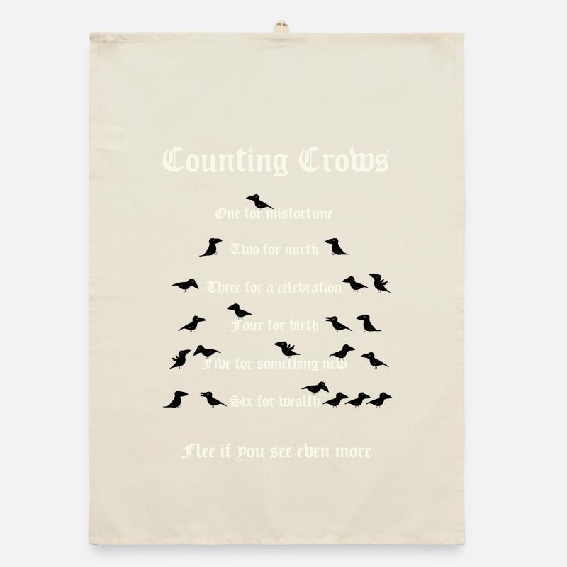 Comptage des corbeaux Torchon bio