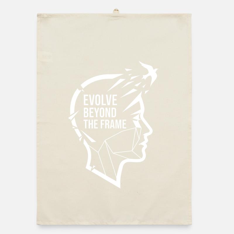 Evolve Beyond The Frame – Creative Design Organic dish towel