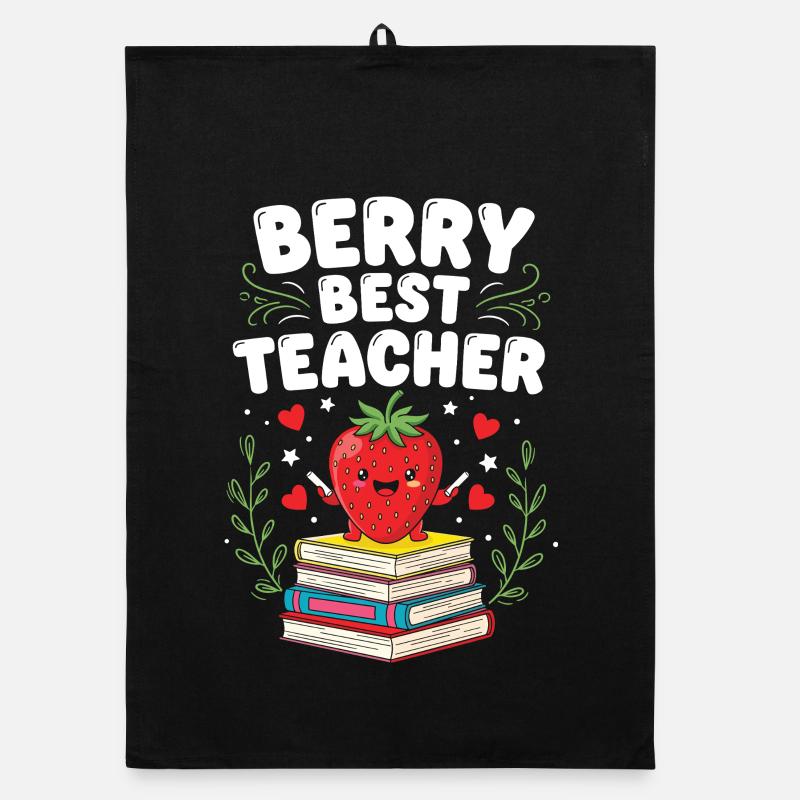 Berry Best Teacher Enseignant du primaire Torchon bio