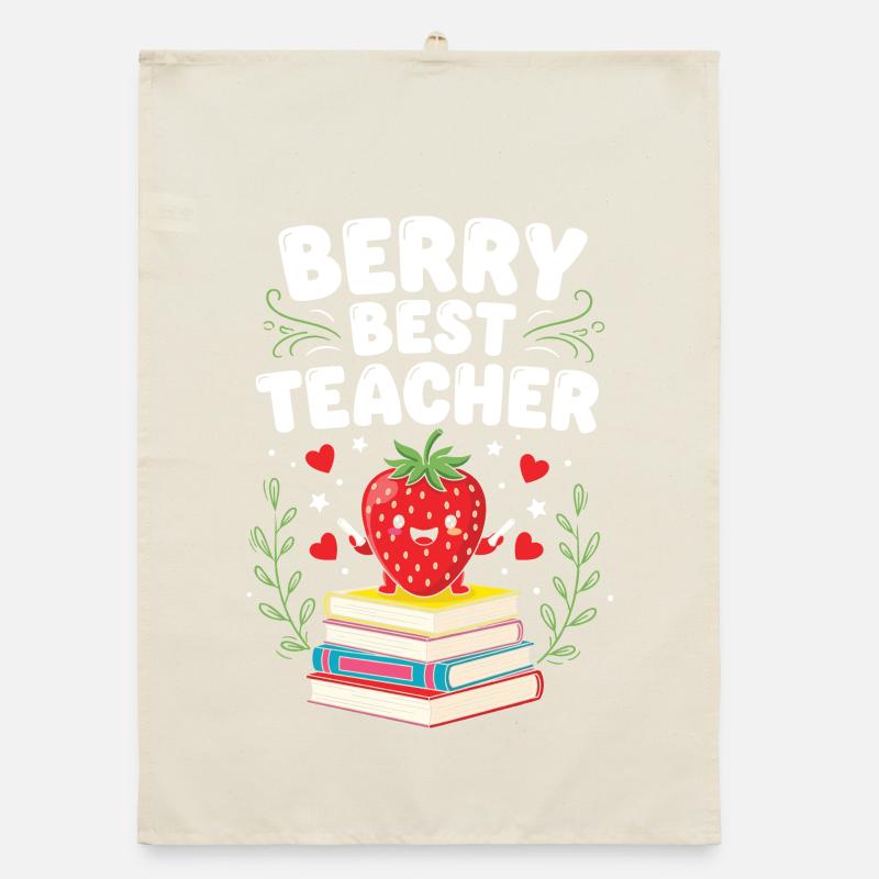 Berry Bester Lehrer Grundschullehrer Organic Geschirrtuch