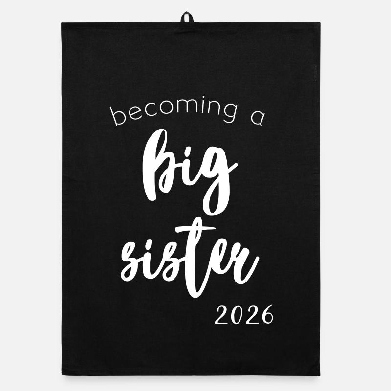 Become a Big Sister 2026 Organic dish towel