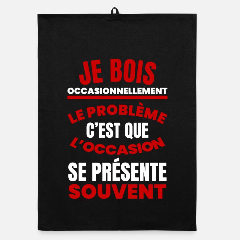 I occasionally drink humor aperitif Organic dish towel