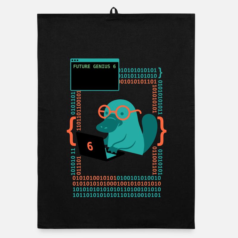 Future Genius 6 Platypus Organic dish towel
