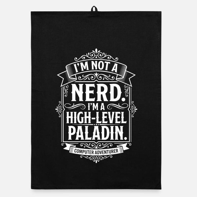 Pas un nerd, un paladin de haut niveau Torchon bio
