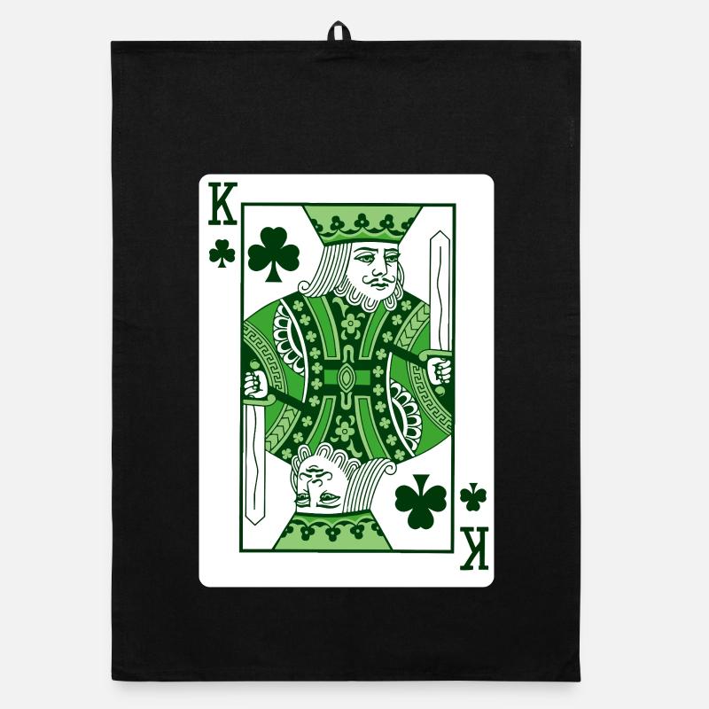 König von Shamrock St. Patrick's Irish Organic Geschirrtuch