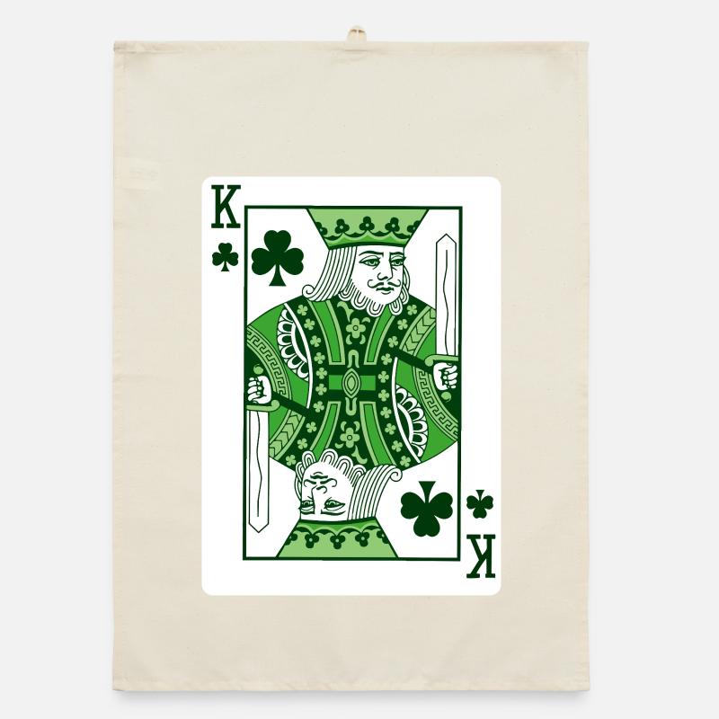 Roi des Irish de Shamrock St Patrick Torchon bio