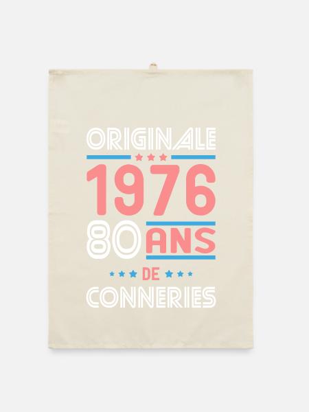 Original – 1976 – 50 years of - Organic dish towel - nature - Front