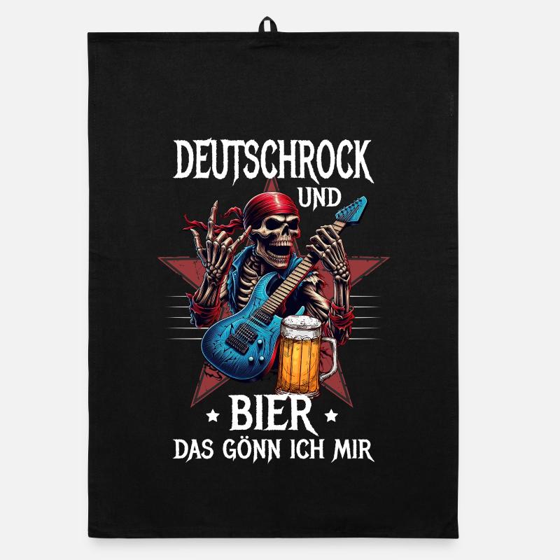 Le rock allemand et la bière, c’est ce que je me fais plaisir Torchon bio