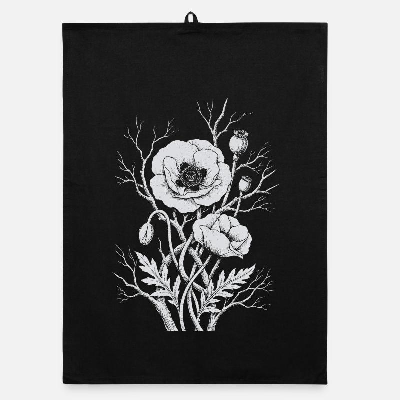 Fleurs de pavot Torchon bio