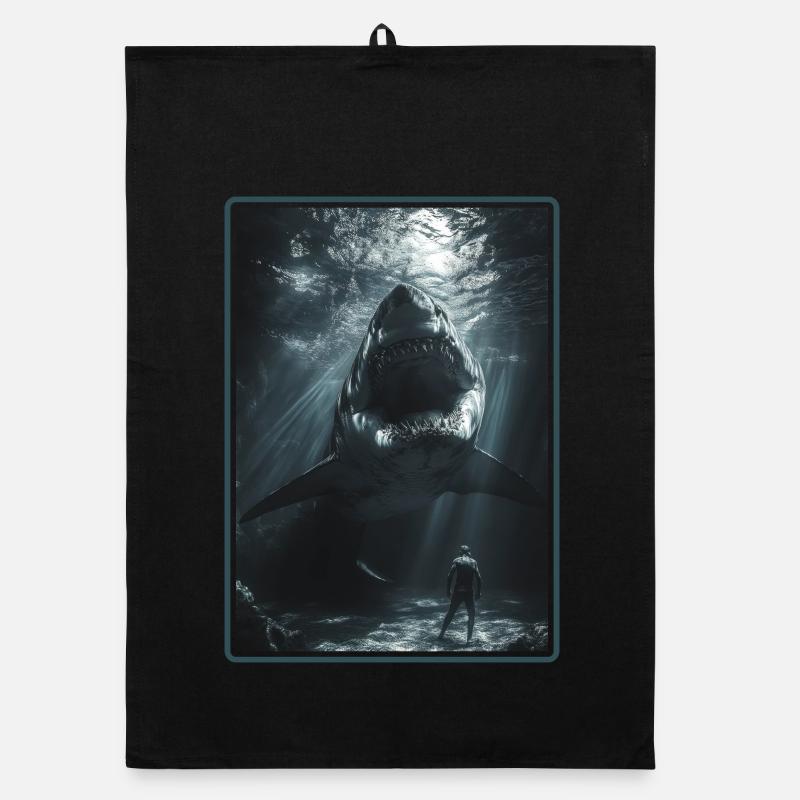 Great White Shark Great White Shark Organic dish towel