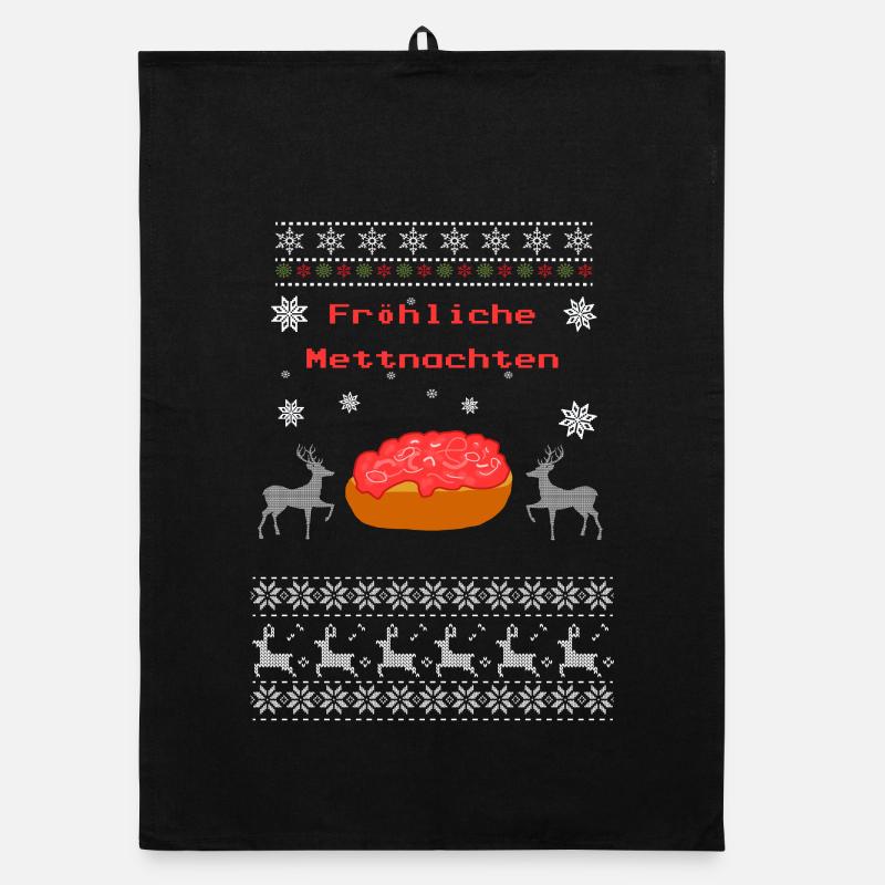 Noël laid Joyeux Noël Mett Meat Torchon bio