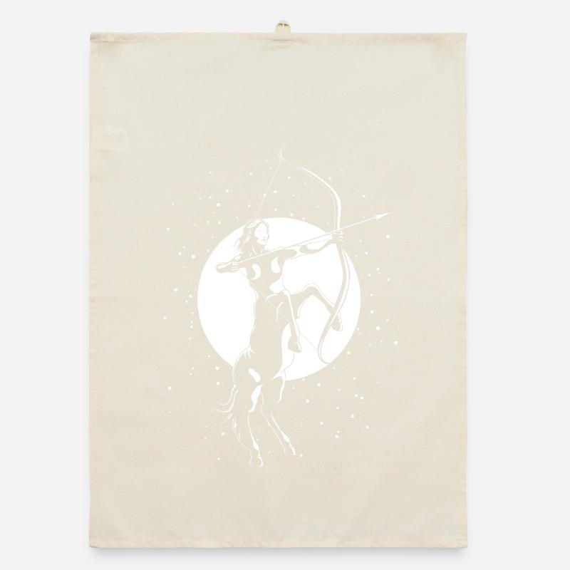 Sagittarius Zodiac Sign Organic dish towel