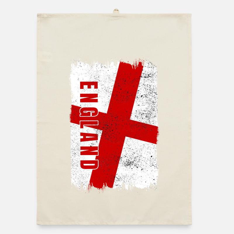 England flag Organic dish towel