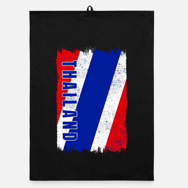 Thailand flag Organic dish towel