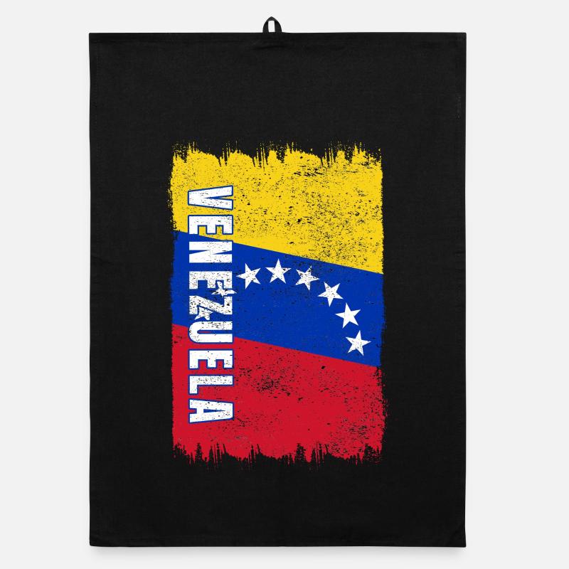 Drapeau du Venezuela Torchon bio