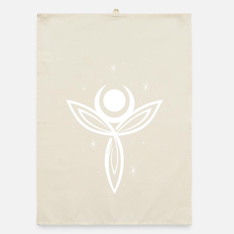Goddess Moon Goddess Trinity Triquetra Organic dish towel