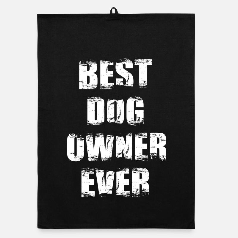 Best Dog Owner Organic dish towel