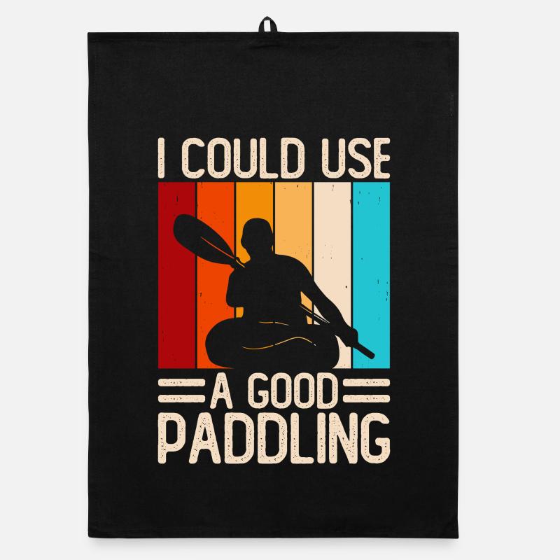 Humor Paddle Paddleboard for Amateurs Organic dish towel