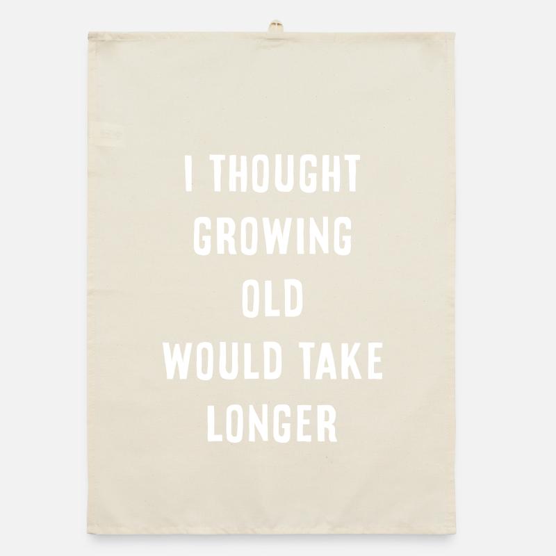 growing old Organic dish towel