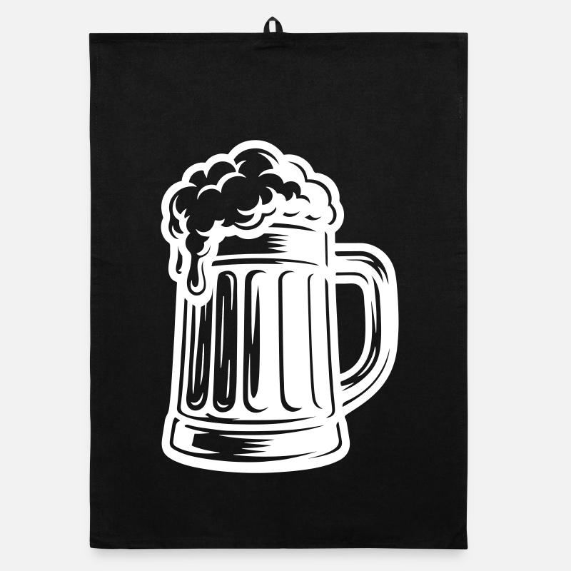 Beer Beer Mug Icon Organic dish towel