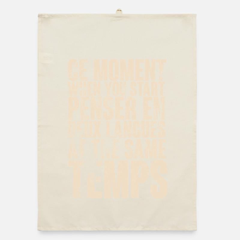 L'inspiration par la pensée bilingue Torchon bio