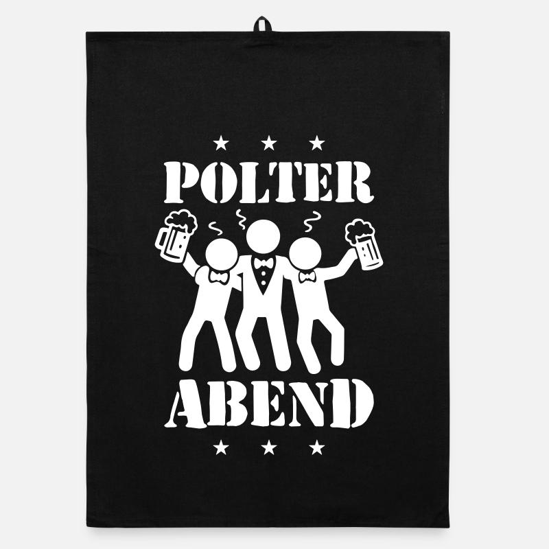Bachelor Party Funny Organic dish towel