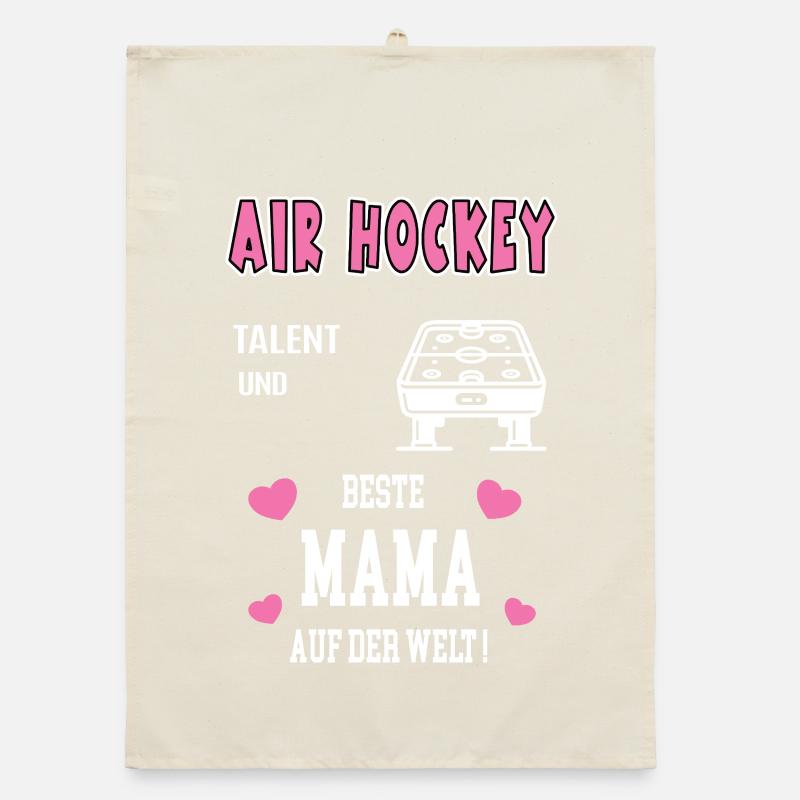 Air Hockey Beste Mama Mutter Muttertag Geburtstag Organic Geschirrtuch