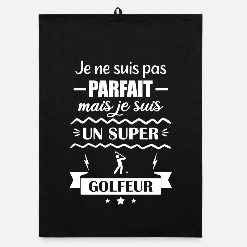 Super Golfer Golf Organic dish towel