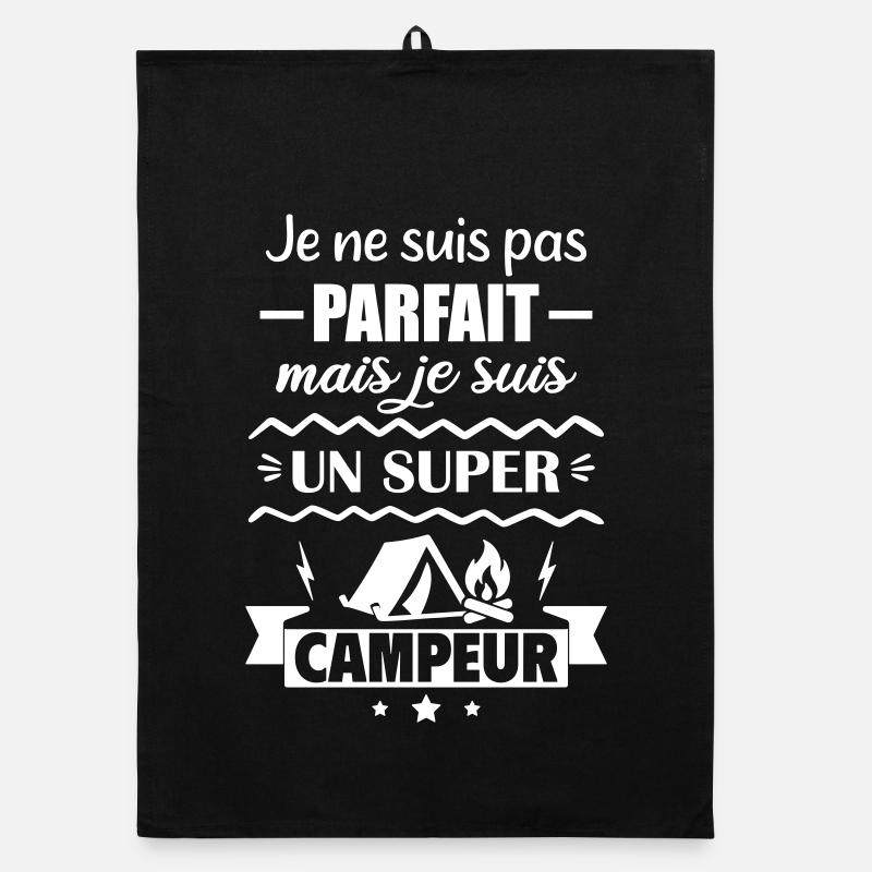 Pas parfait mais super campeur Torchon bio