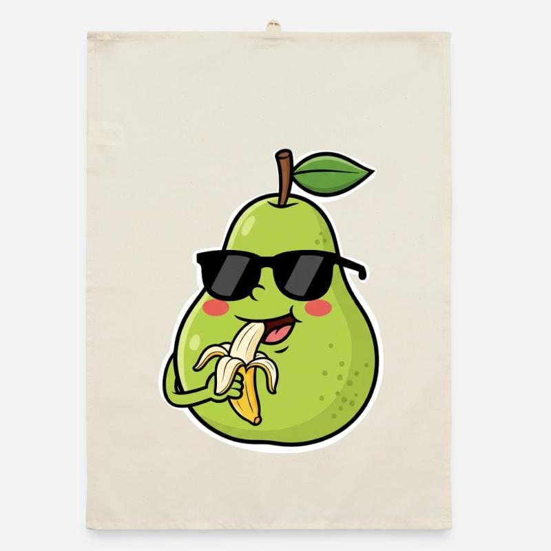 Poire drôle Torchon bio